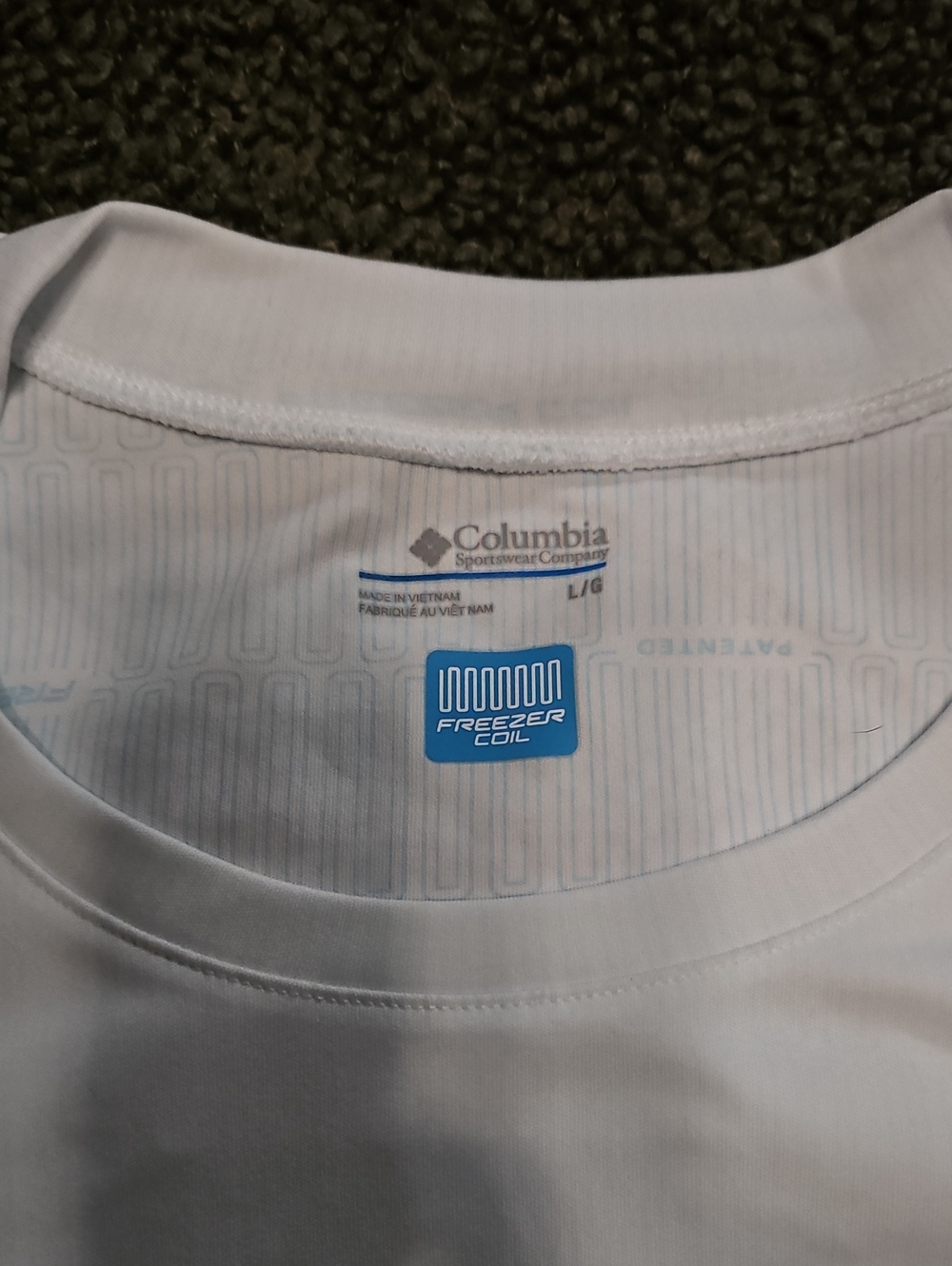 Columbia White Freezer Coil Cooling Tee